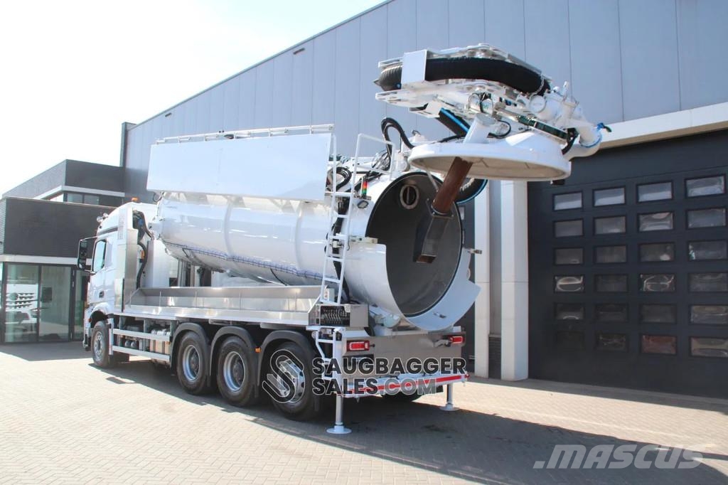Mercedes-Benz Arocs 3753 AMPHITEC VORTEX 11000 Vacuum Machine - Camiones aspiradores/combi