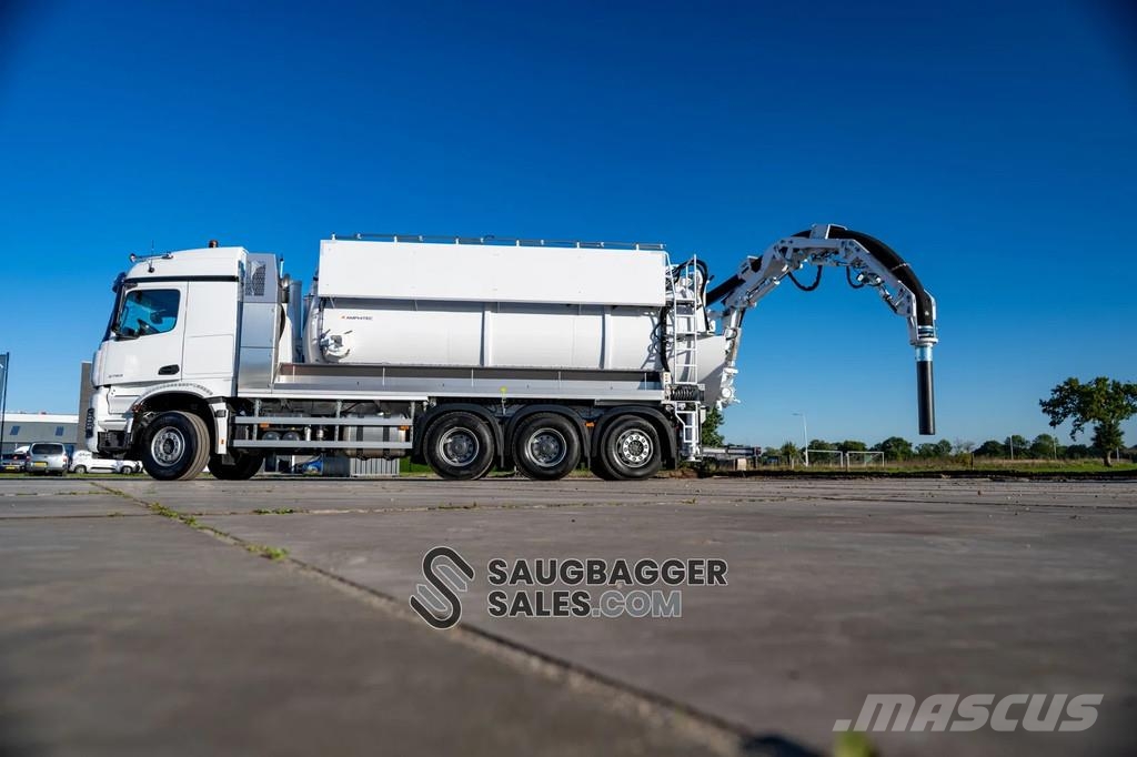 Mercedes-Benz Arocs 3753 AMPHITEC VORTEX 11000 Vacuum Machine - Комби / вакуум камиони
