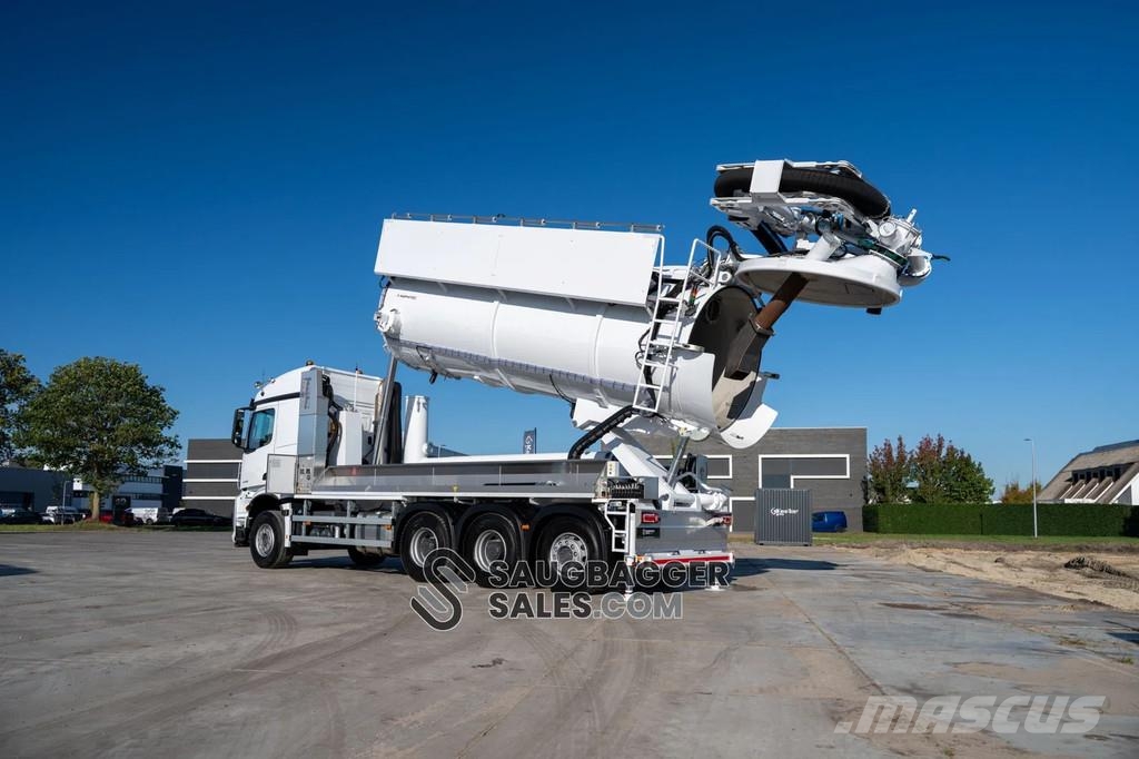 Mercedes-Benz Arocs 3753 AMPHITEC VORTEX 11000 Vacuum Machine - Комби / вакуум камиони
