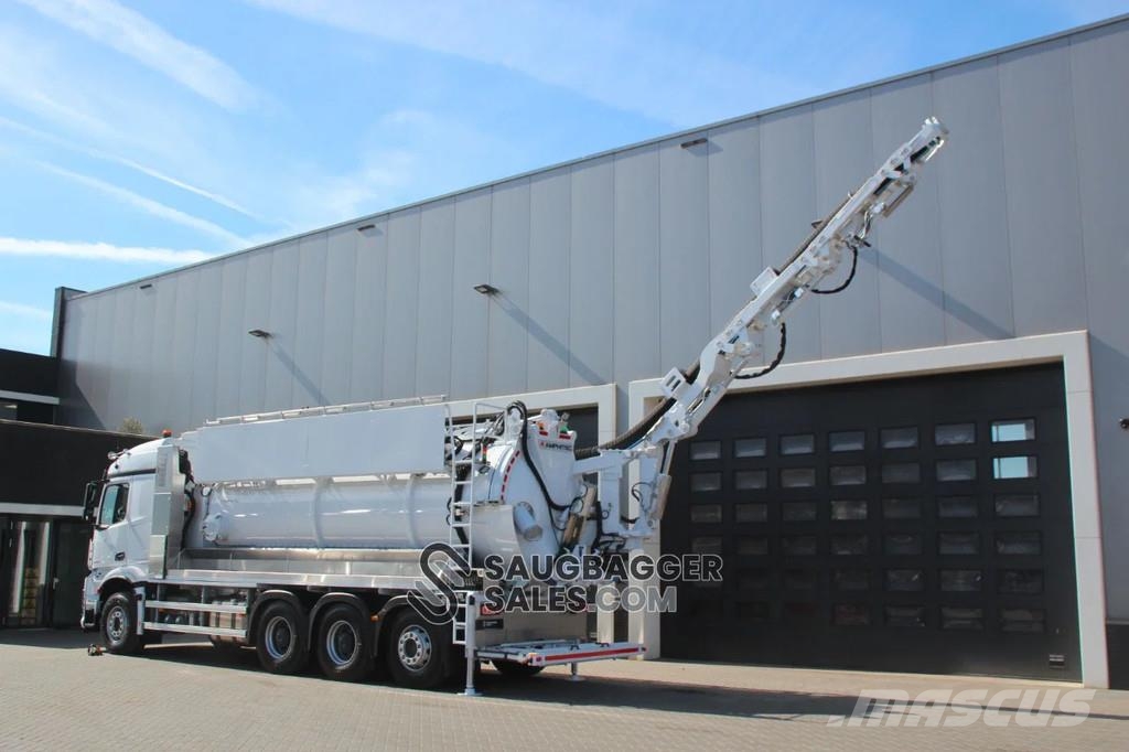 Mercedes-Benz Arocs 3753 AMPHITEC VORTEX 11000 Vacuum Machine - Camiones aspiradores/combi
