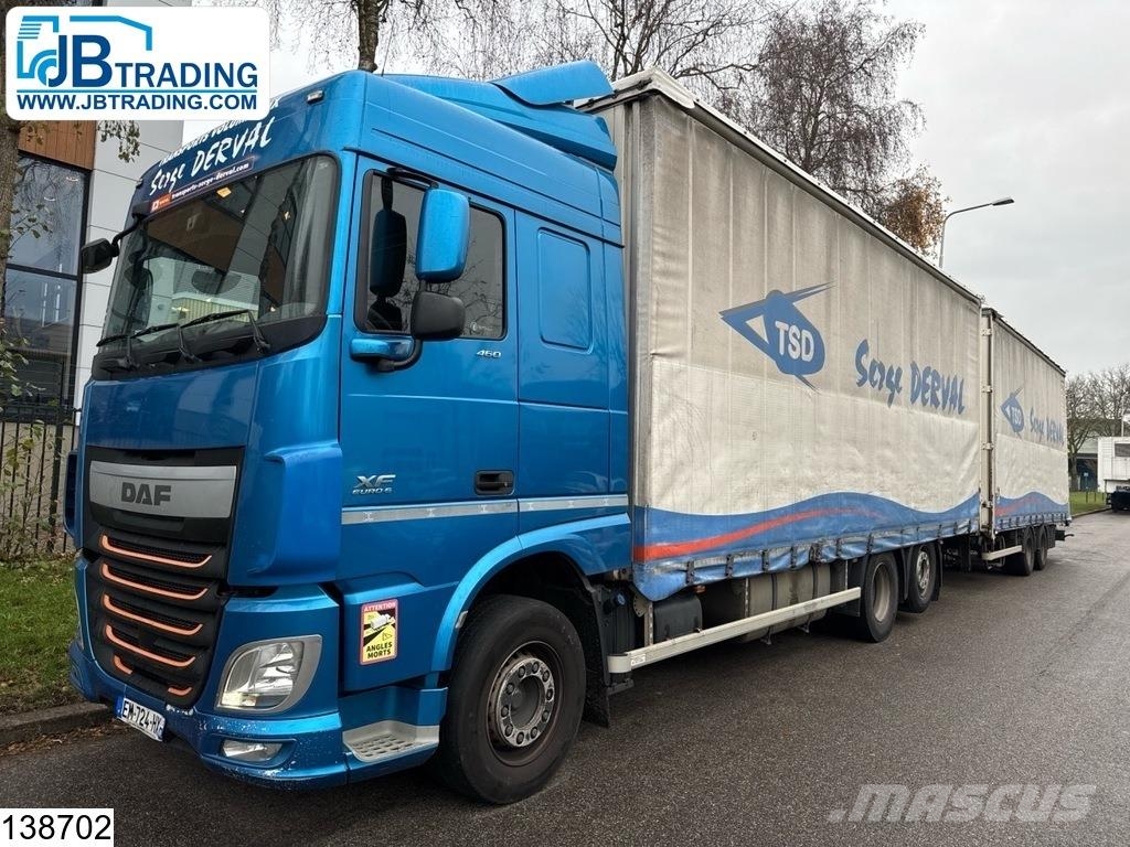 DAF XF 460 6x2, EURO 6, Combi, Standairco, 119 m3 Φορτηγά Καρότσα - Κουρτίνα