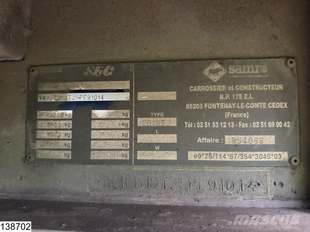 DAF XF 460 6x2, EURO 6, Combi, Standairco, 119 m3 Φορτηγά Καρότσα - Κουρτίνα