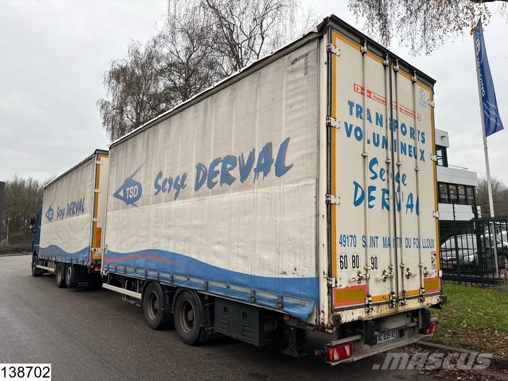 DAF XF 460 6x2, EURO 6, Combi, Standairco, 119 m3 Φορτηγά Καρότσα - Κουρτίνα