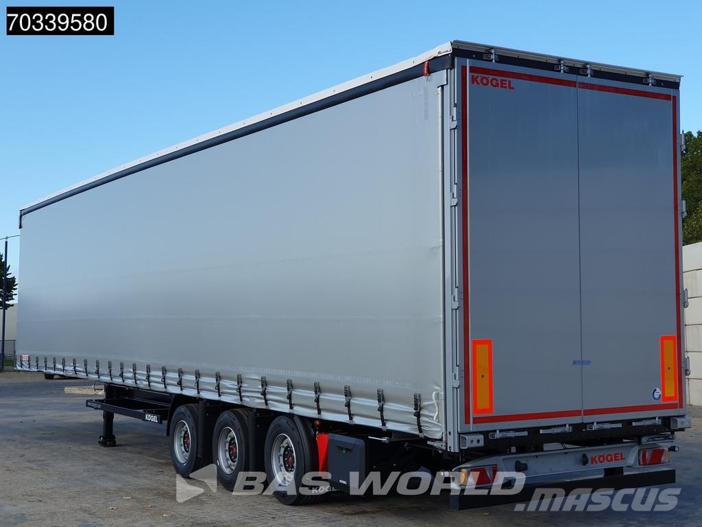 Kögel S24-1 3 axles Mega SAF Lift Axle Poluprikolice sa ceradom