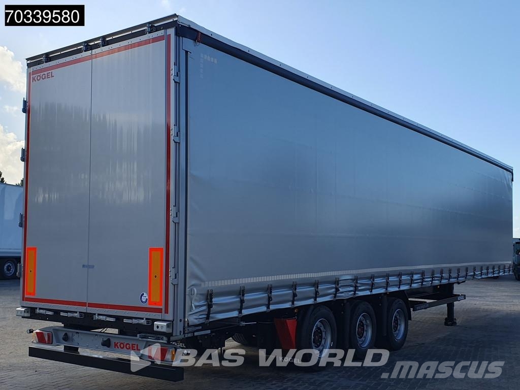 Kögel S24-1 3 axles Mega SAF Lift Axle Poluprikolice sa ceradom