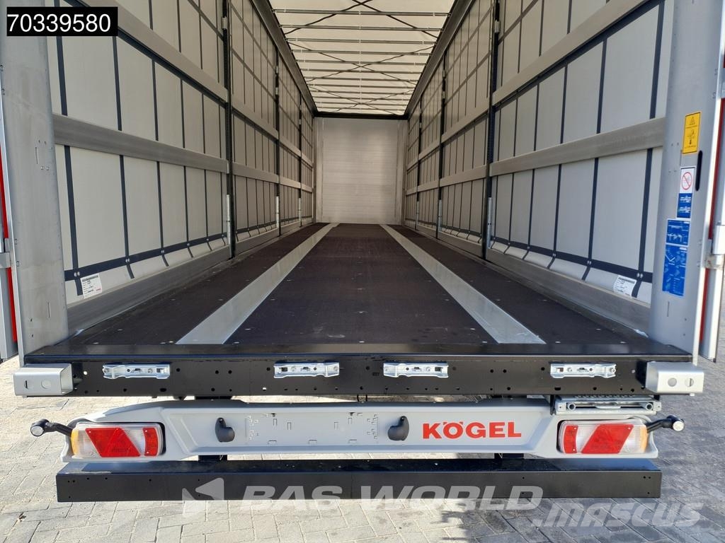 Kögel S24-1 3 axles Mega SAF Lift Axle Poluprikolice sa ceradom