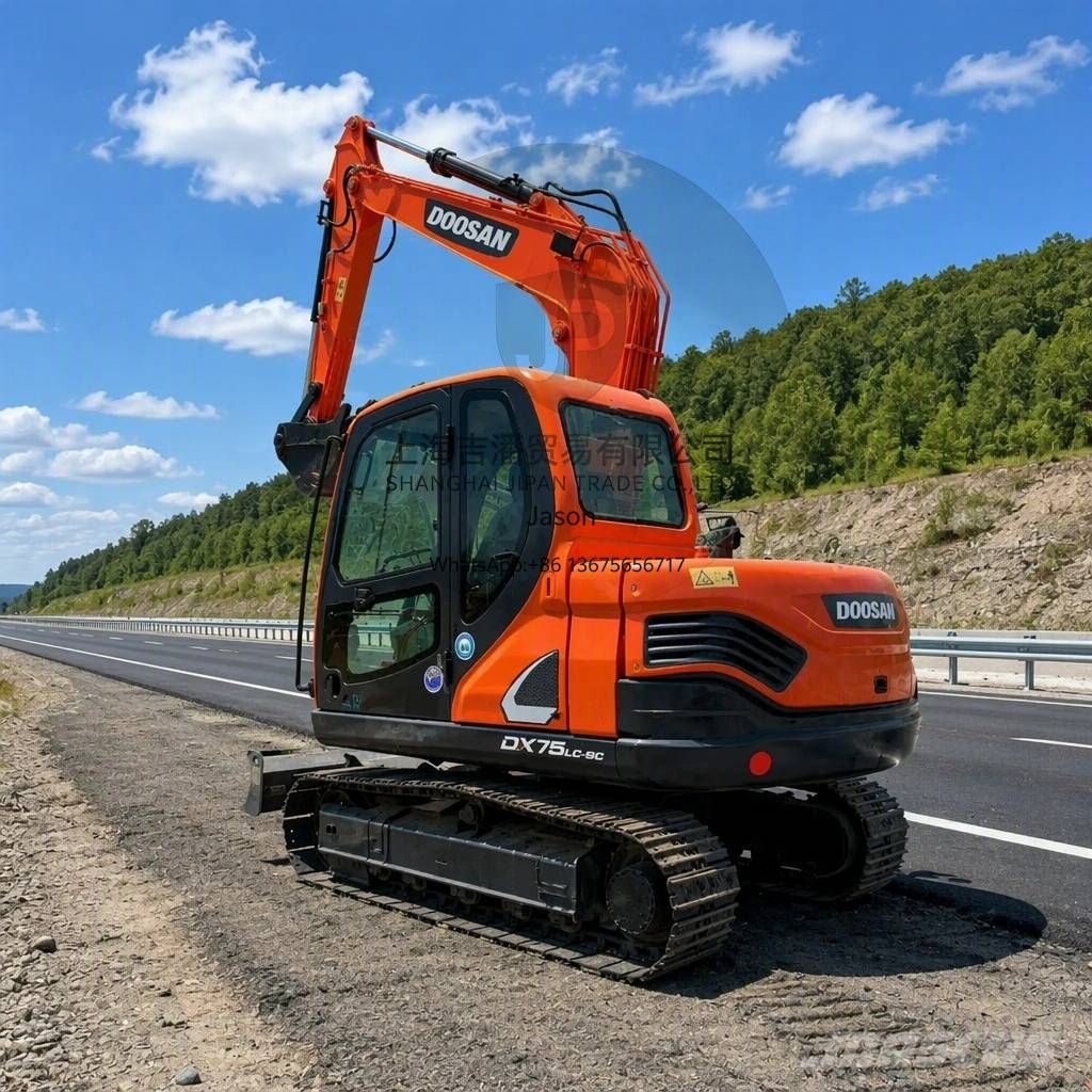 Doosan DX 75 Gravemaskiner på larvebånd