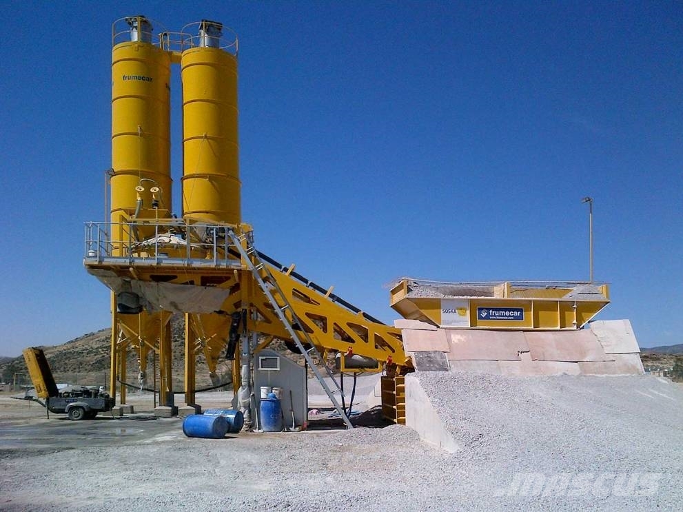 Frumecar ECA - ultra mobiele betoncentrale 30 - 120 m³/uur Concrete Batching Plants