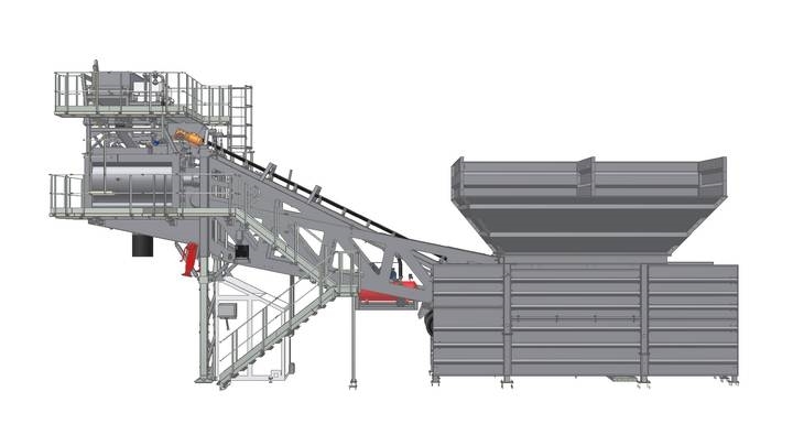 Frumecar ECA - ultra mobiele betoncentrale 30 - 120 m³/uur Concrete Batching Plants
