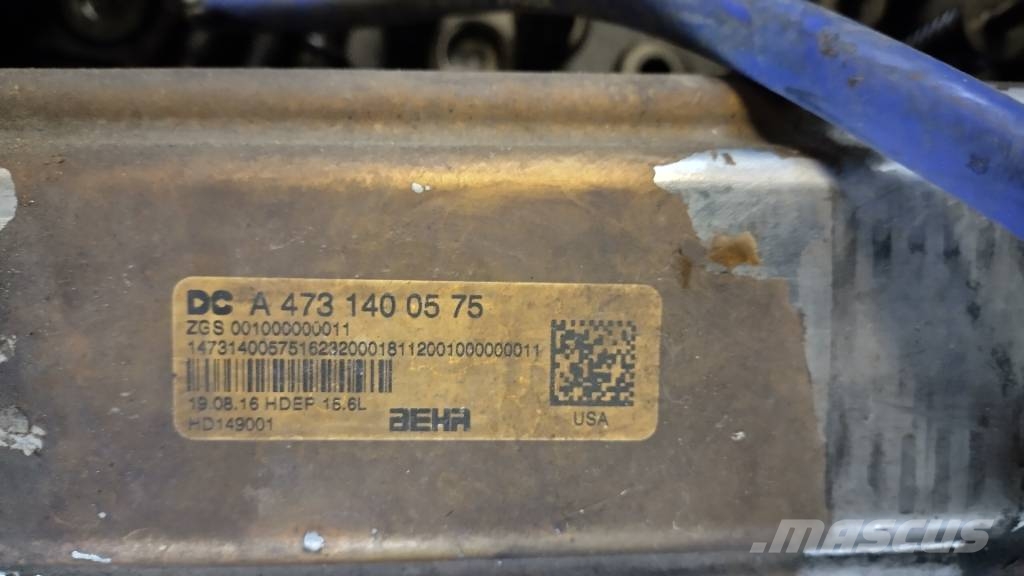 Mercedes-Benz OM473 egr lauhdutin Jäähdyttimet
