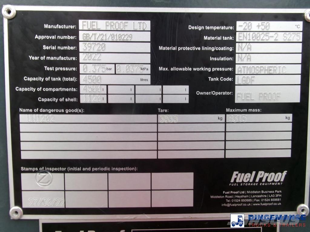 MAN HX 18.330 4X4 RHD fuel tank 5.5 m3 Camiones cisterna