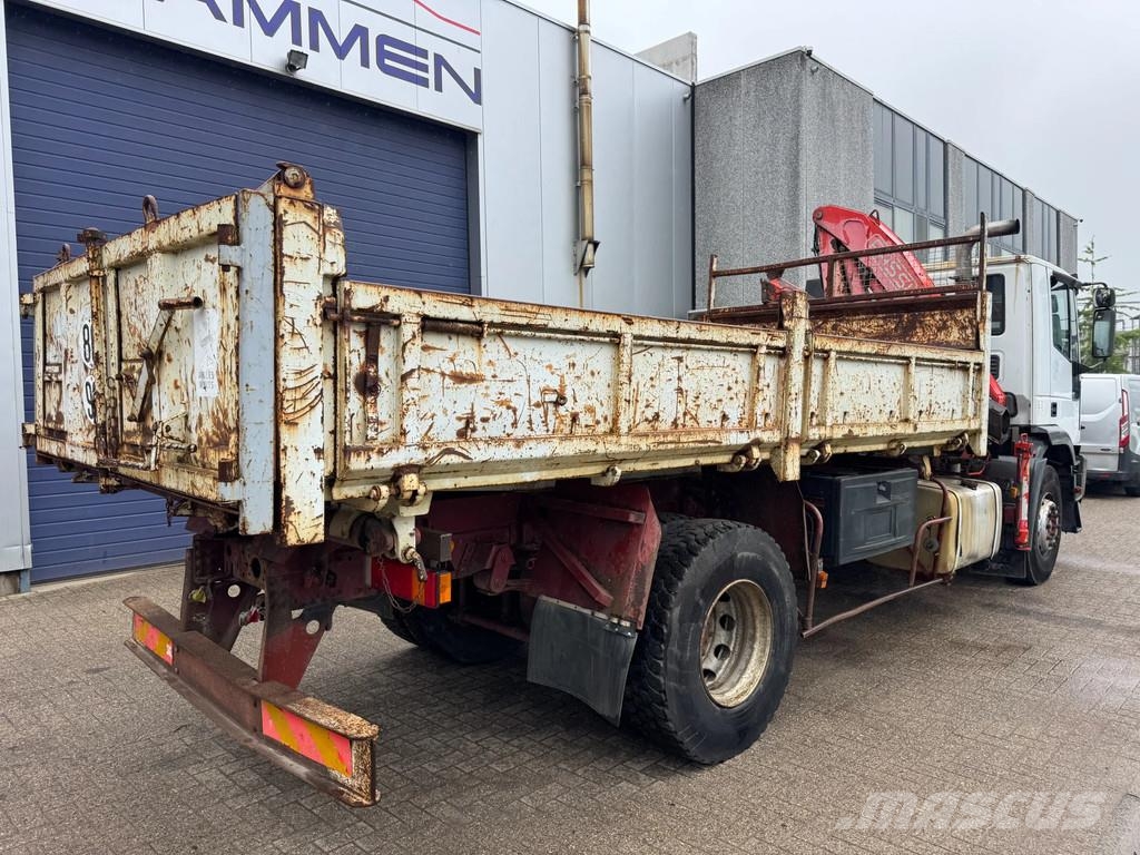 Iveco Eurotech **190E27-TIPPER + FASSI F110A.21** Savivarčių priekabų vilkikai