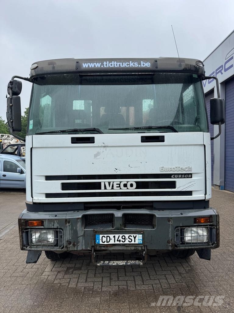 Iveco Eurotech **190E27-TIPPER + FASSI F110A.21** Savivarčių priekabų vilkikai