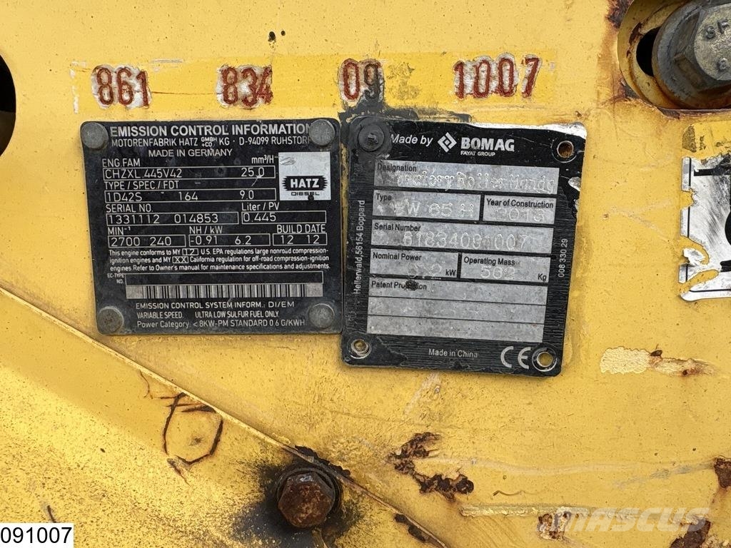 Bomag BW 65 h-de 6.2 kW Altri rulli