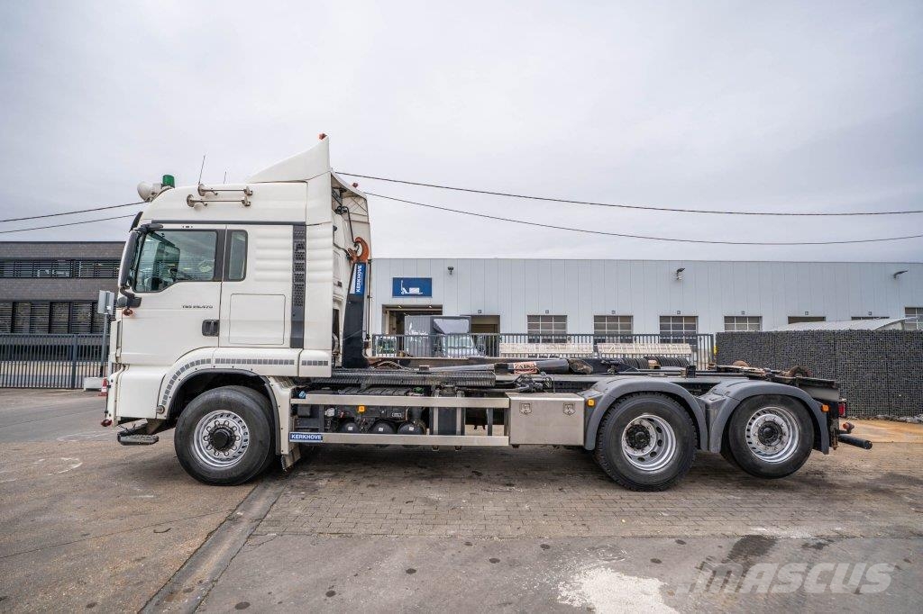 MAN TGS 26.470 BL -6x2-4 gancho Caminhões Roll-on Roll-off
