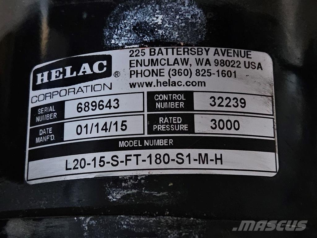 JLG - Helac L20-15-S - Rotary actuator/Drehantrieb Υδραυλικά