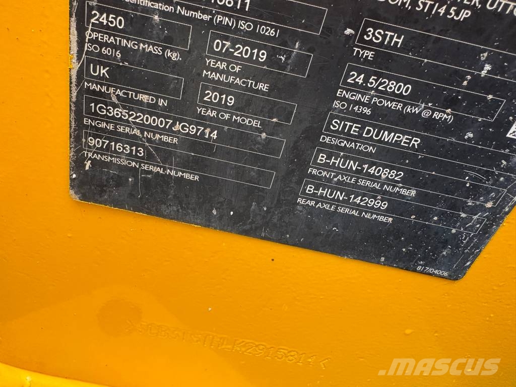JCB 3STH Minidumprar