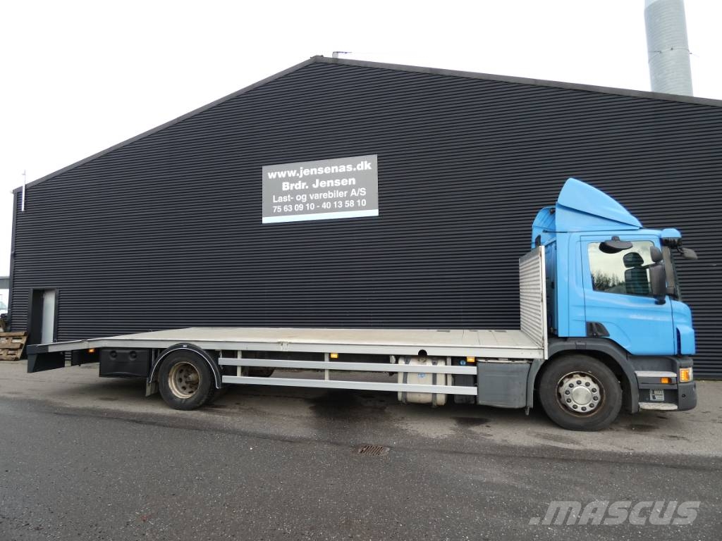 Scania P 250 Pritschenwagen/Pritschenwagen mit Seitenklappe