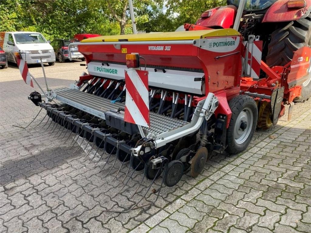 Pöttinger VITASEM 302 + MASCHIO DMR 3000 コンビネーションドリル