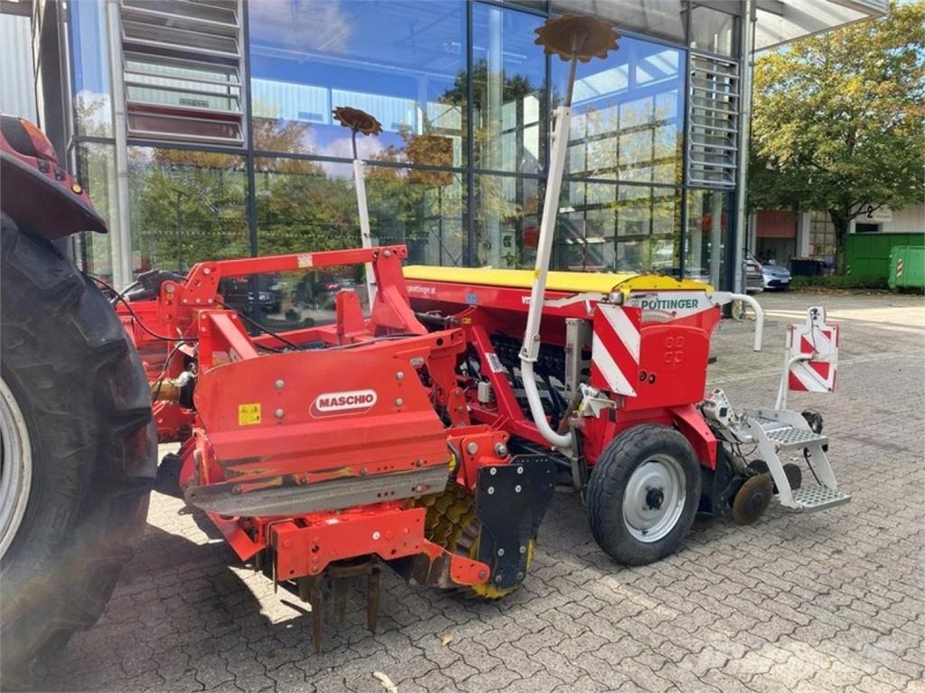Pöttinger VITASEM 302 + MASCHIO DMR 3000 コンビネーションドリル