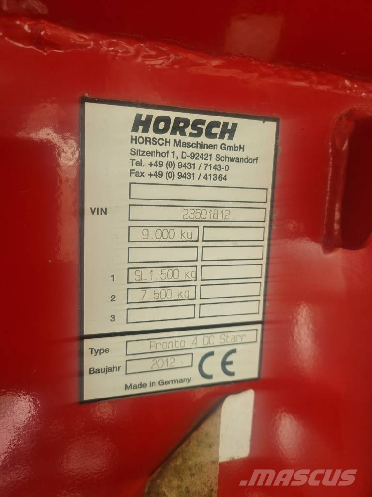 Horsch Pronto 4 DC مثاقيب