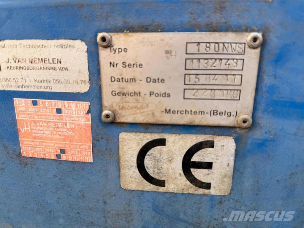 Thomas 180NWS Моторизирани платформи с ремарке