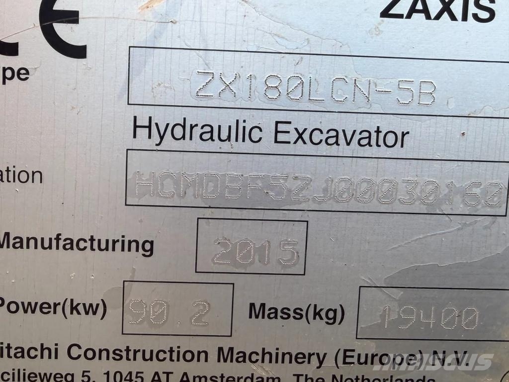 Hitachi ZX180LCN-5B Bagri goseničarji