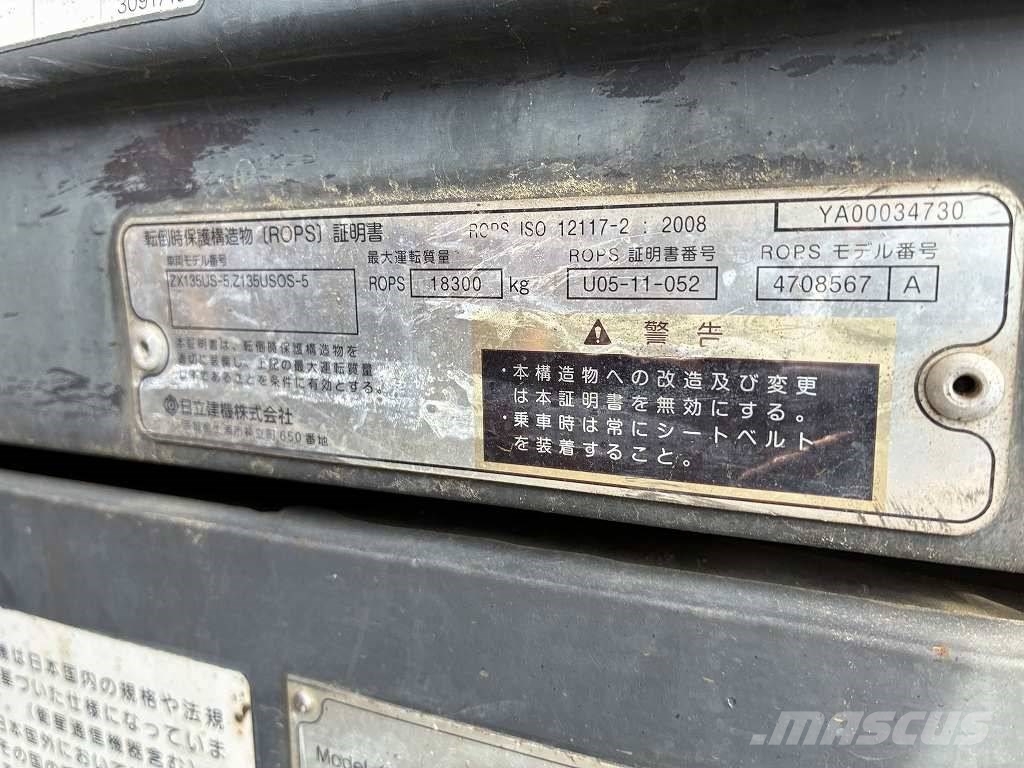 Hitachi HITACHI ZX135US‑3 Bageri gusjeničari