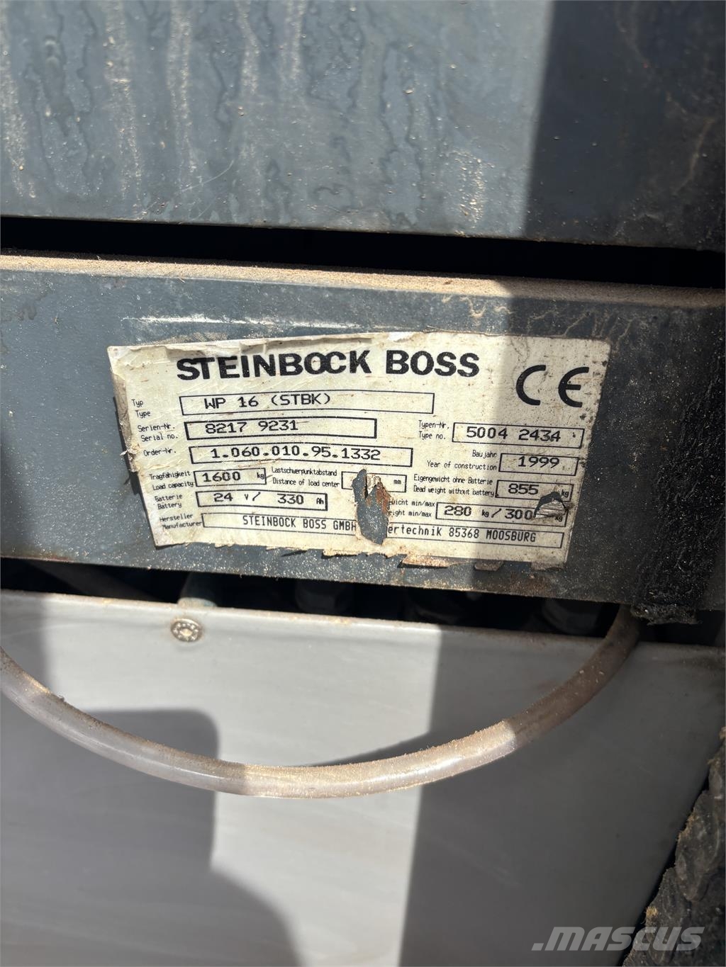 Steinbock Boss WP16 Apiladores eléctricos autopropulsados