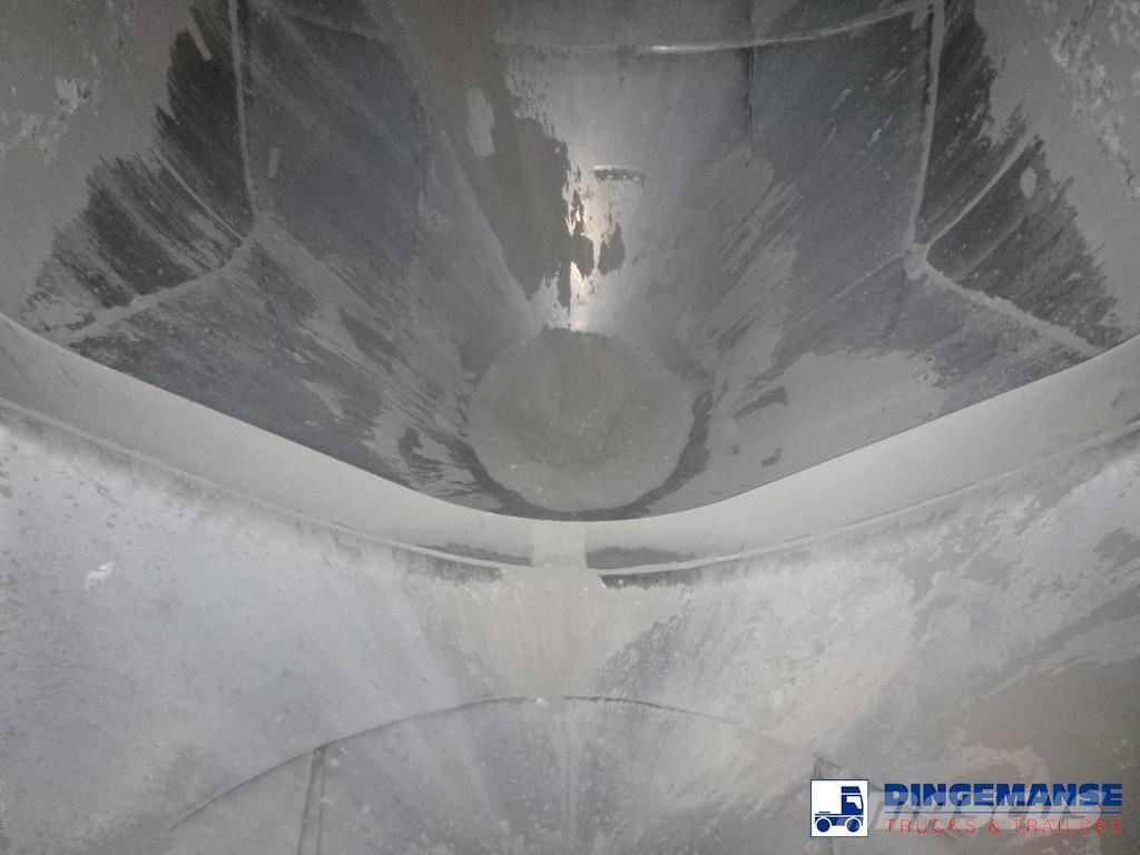 Feldbinder Powder tank alu 40 m3 / 1 comp + compressor 罐體半拖車