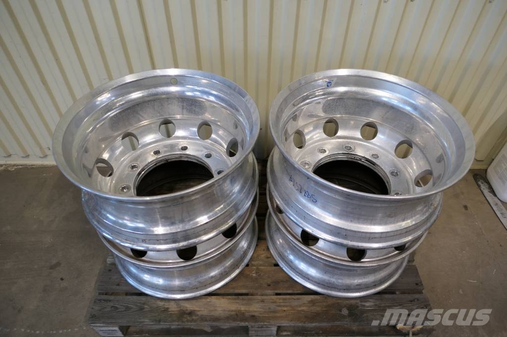 Dura Bright Alu fälgar 8,25x22,5 Neumáticos, ruedas y llantas
