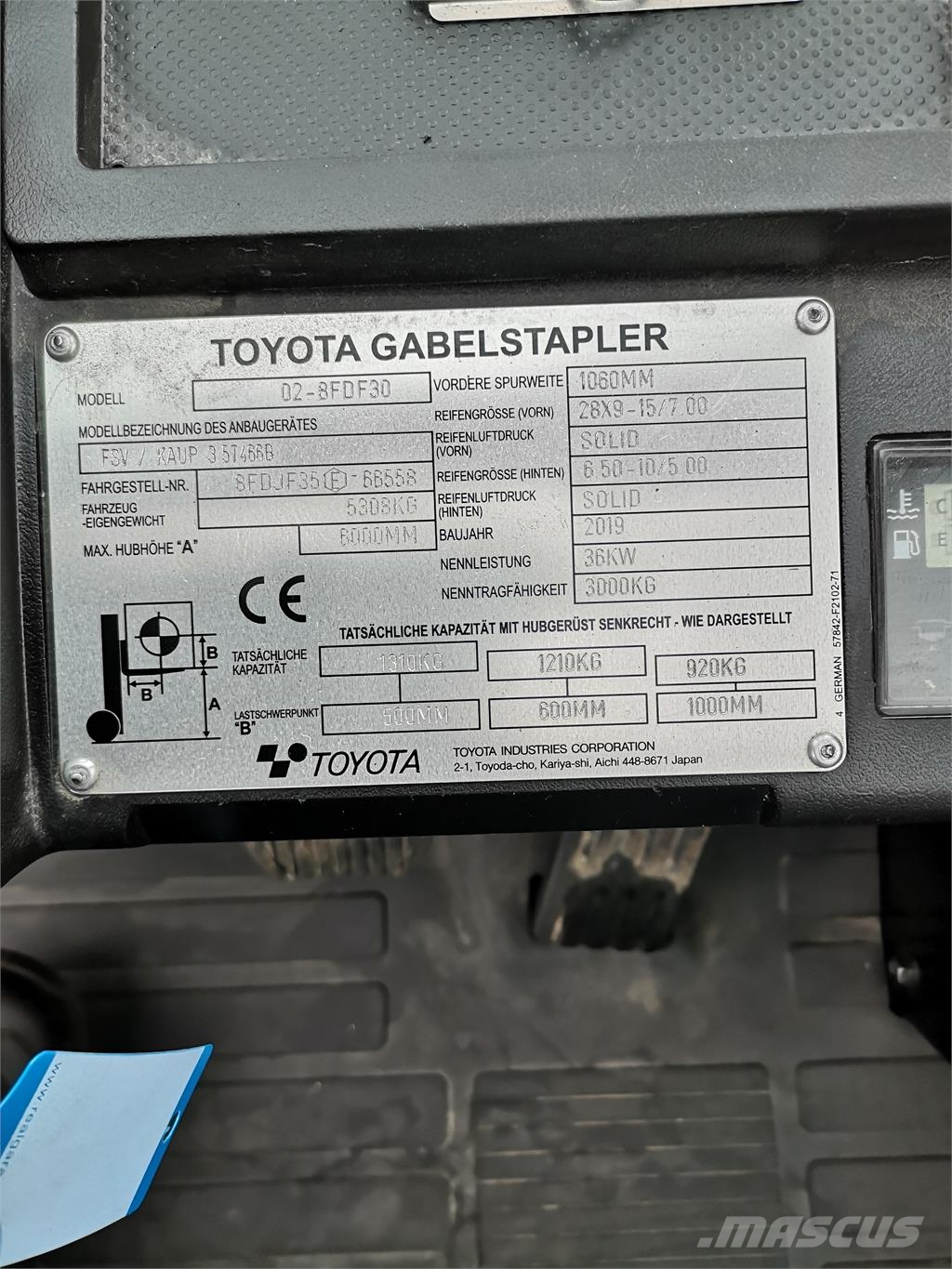 Toyota 02-8FDF30 Diesel heftrucks
