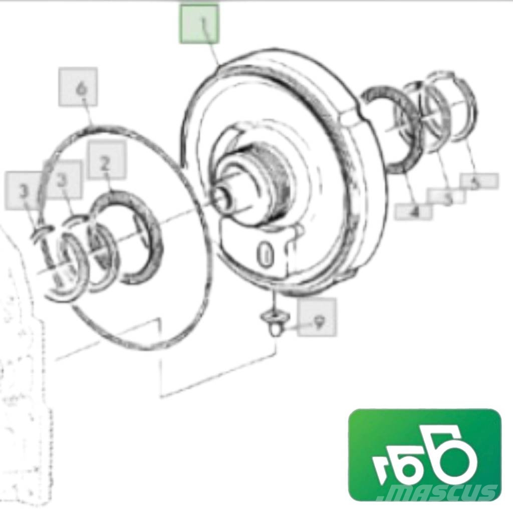 John Deere 7800 Clutch Manifold R151447 底盘和悬架