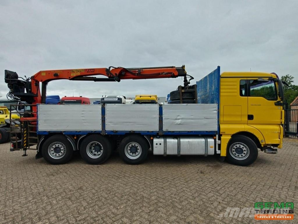 MAN TGX 26.480 8X2-6BL Sleeping Cab Euro5 - Open Loadi Platte bakwagens