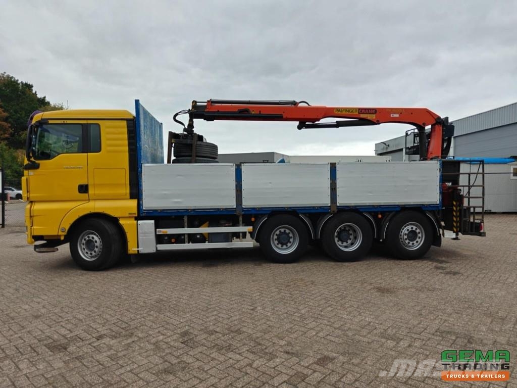 MAN TGX 26.480 8X2-6BL Sleeping Cab Euro5 - Open Loadi Platte bakwagens