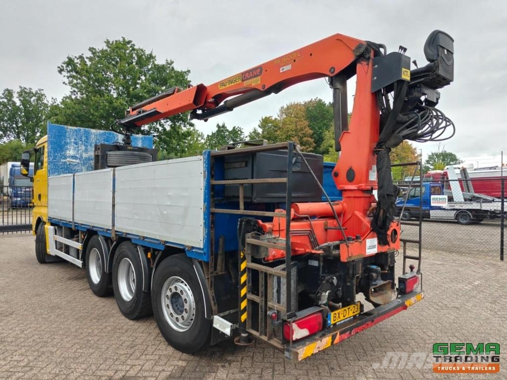 MAN TGX 26.480 8X2-6BL Sleeping Cab Euro5 - Open Loadi Platte bakwagens
