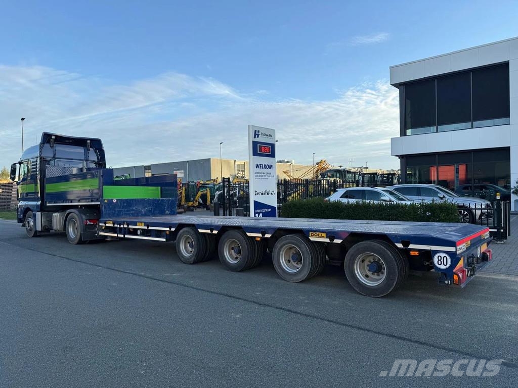 MAN TGX 18.440 Doll Trailer 4x Steered Axles Trekkers