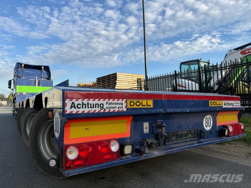 MAN TGX 18.440 Doll Trailer 4x Steered Axles Trekkers