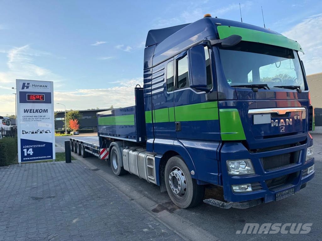 MAN TGX 18.440 Doll Trailer 4x Steered Axles Trekkers