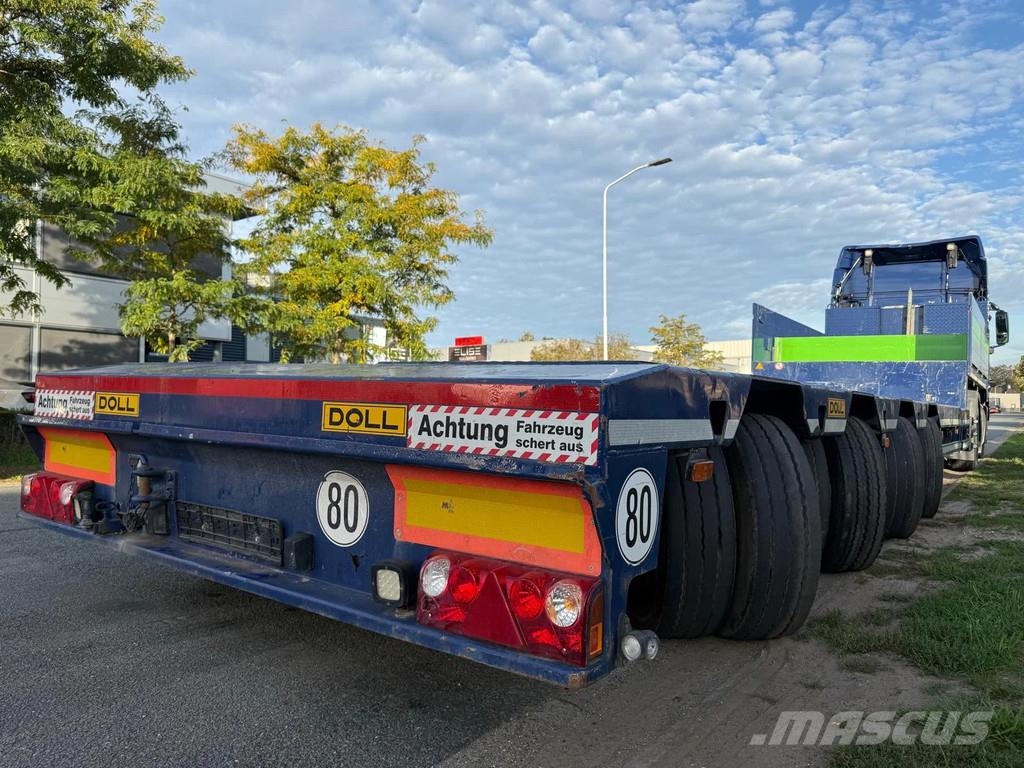 MAN TGX 18.440 Doll Trailer 4x Steered Axles Trekkers