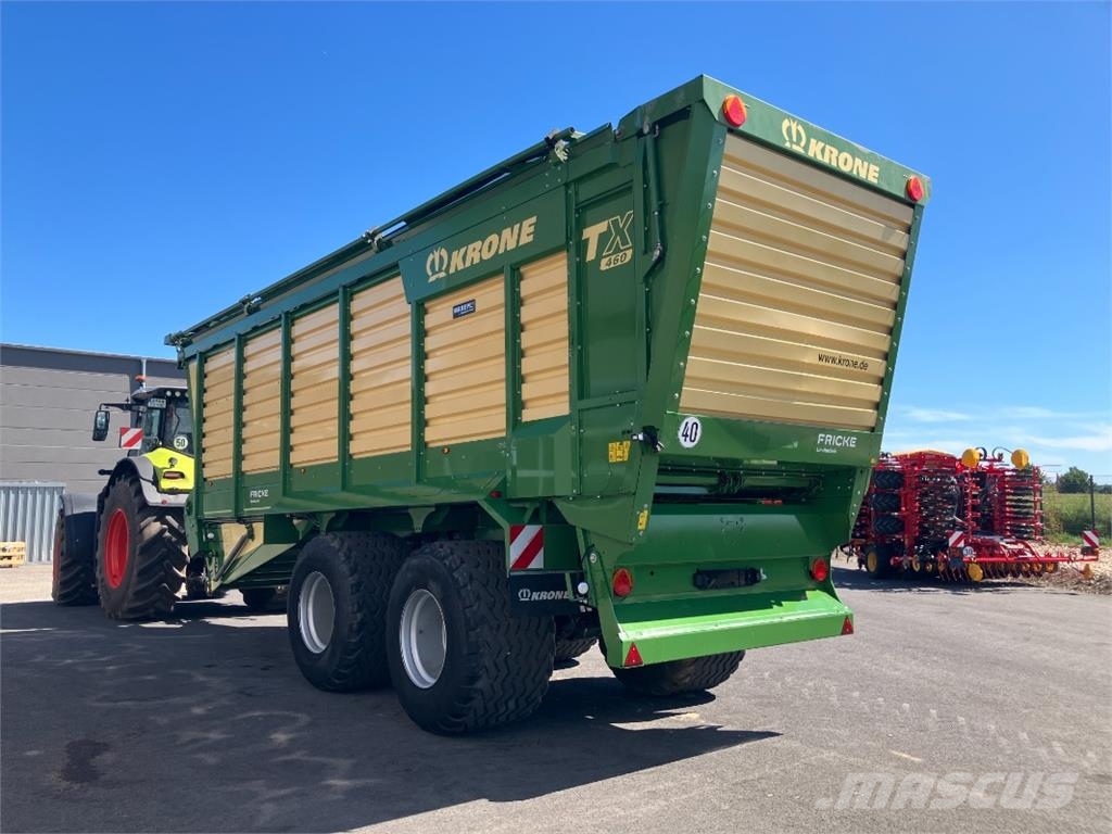 Krone TX 460 m. Laderaumabdeckung Käsittely- ja sijoittelulaitteet