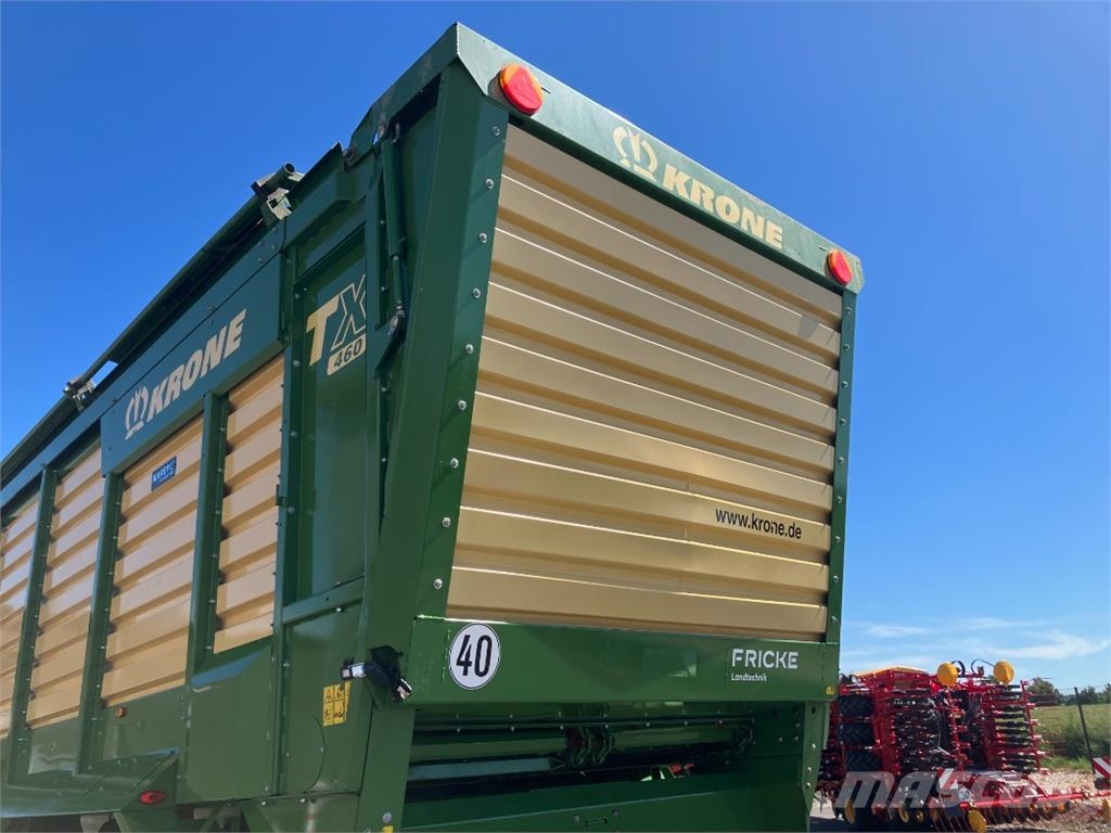 Krone TX 460 m. Laderaumabdeckung Käsittely- ja sijoittelulaitteet