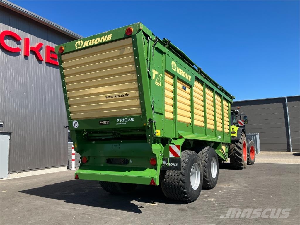 Krone TX 460 m. Laderaumabdeckung Käsittely- ja sijoittelulaitteet