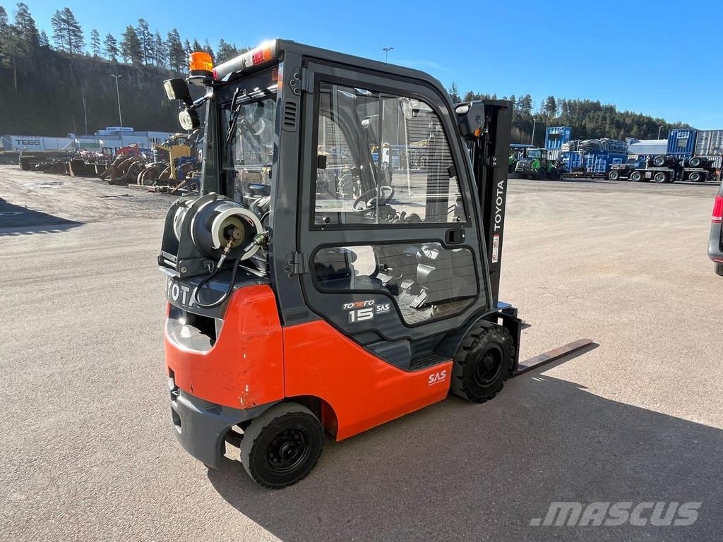 Toyota 02-8FGF15 LPG forklifts