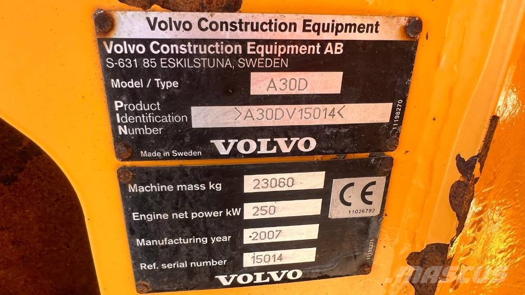 Volvo A 30 D 铰接式自卸车