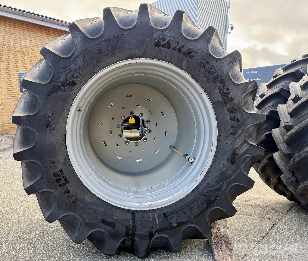 MRL 2 sæt Farm Super 520/85 R42 tvillingehjul Pneumatiky, kolesá a ráfiky