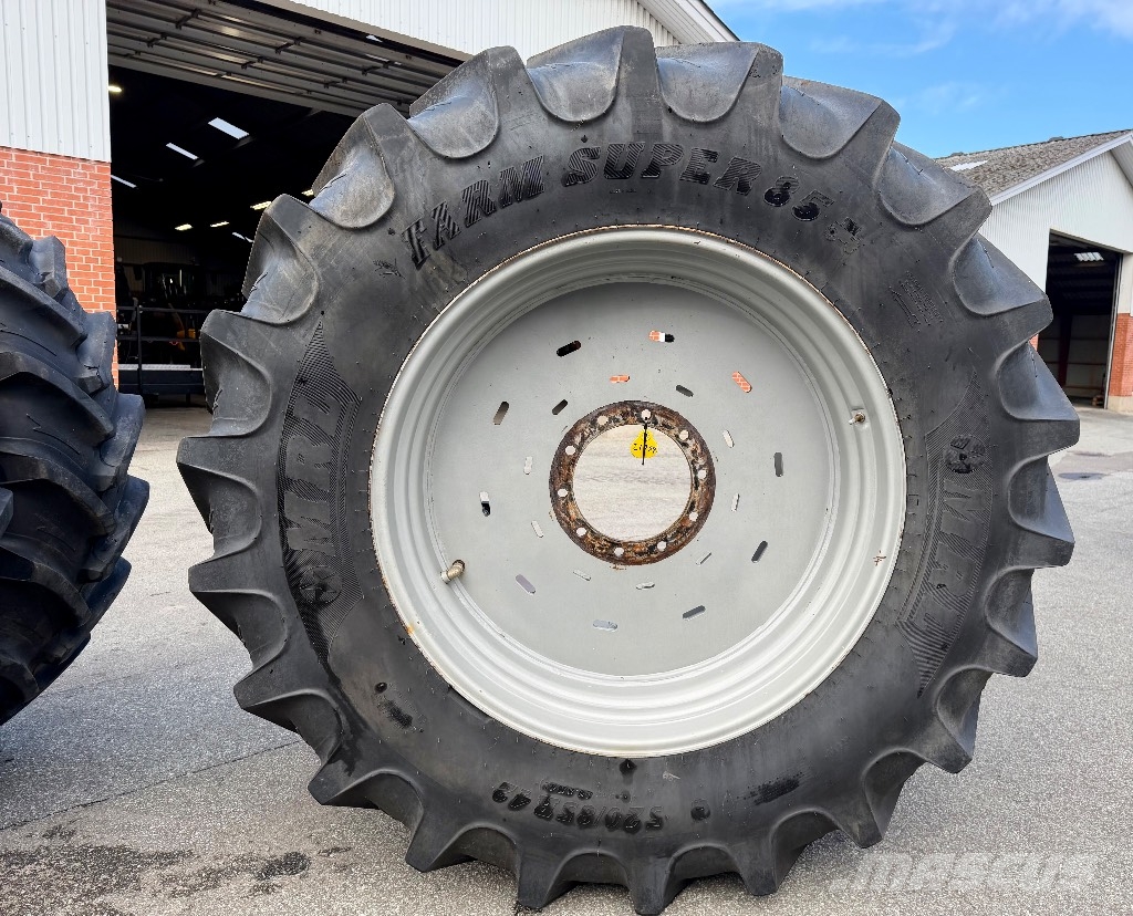 MRL 2 sæt Farm Super 520/85 R42 tvillingehjul Pneumatiky, kolesá a ráfiky