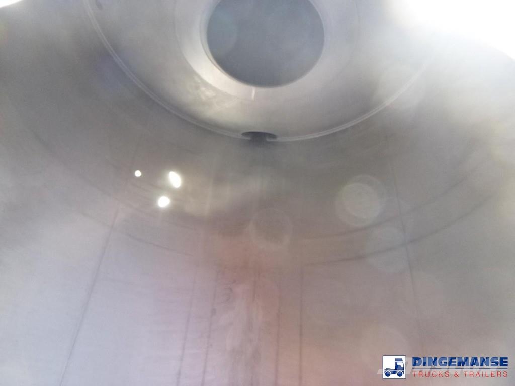 Magyar Chemical tank inox L4BH 22.5 m3 / 1 comp Semi remorque citerne