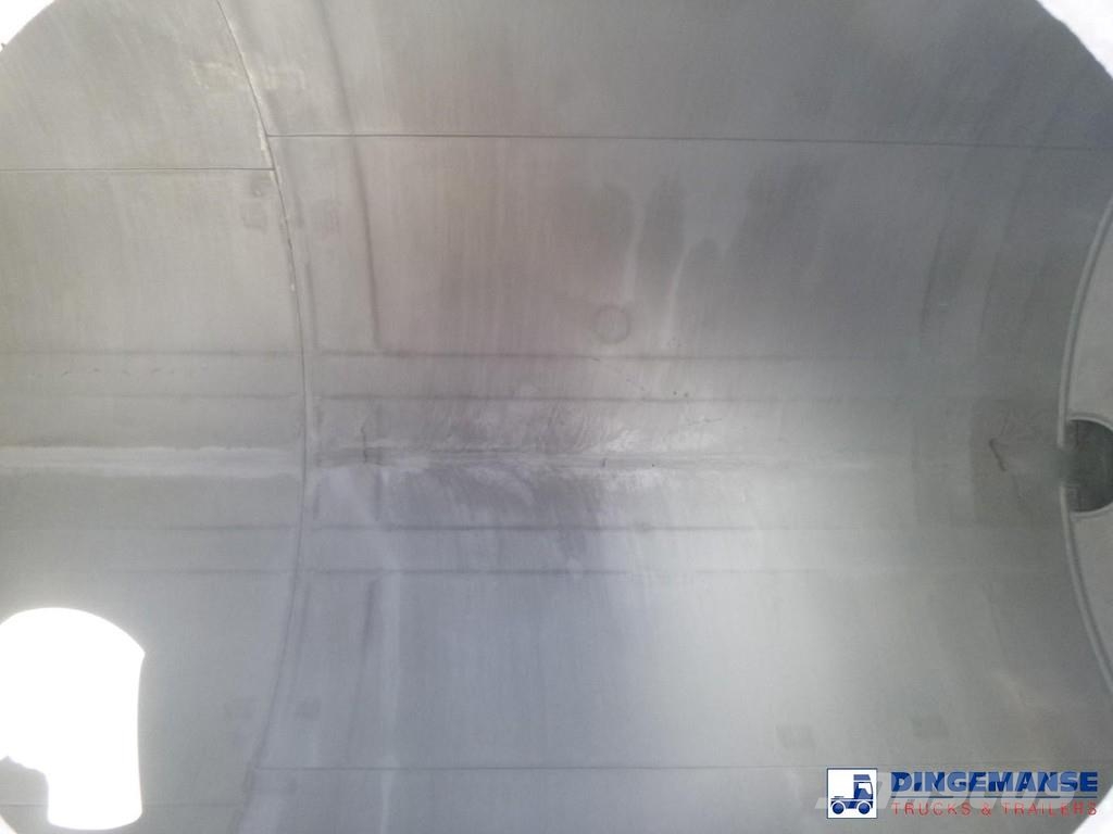 Magyar Chemical tank inox L4BH 22.5 m3 / 1 comp Semi remorque citerne