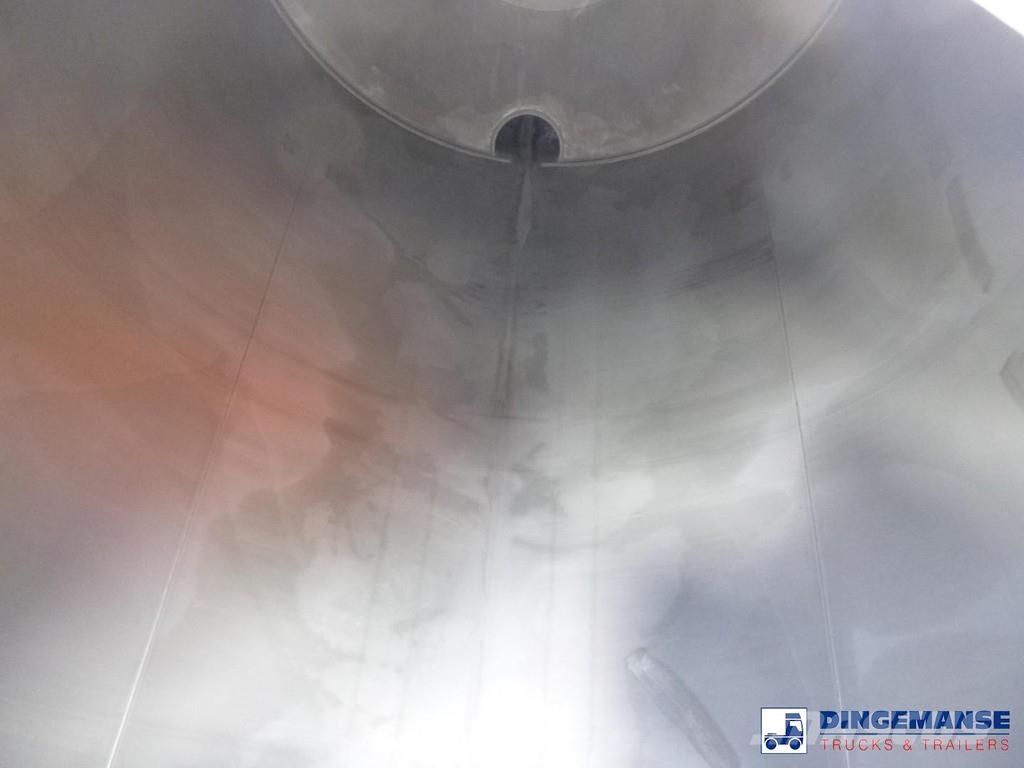 Magyar Chemical tank inox L4BH 22.5 m3 / 1 comp Semi remorque citerne